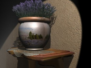 lavender scene 3Dモデル