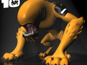 Бен 10: Wildmutt подстроен 3D Модель