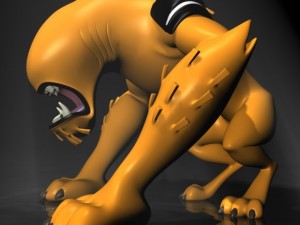 ben 10wildmutt rigged 3Dモデル