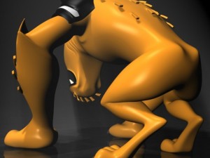 ben 10wildmutt rigged 3Dモデル