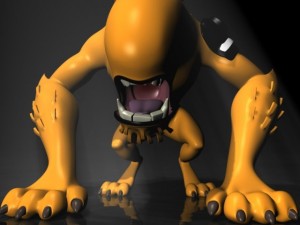 ben 10wildmutt rigged 3Dモデル