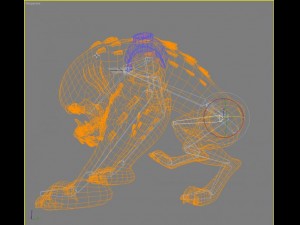 ben 10wildmutt rigged 3Dモデル