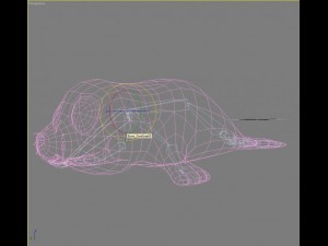 cartoon baby seal rigged 3Dモデル