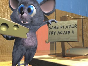 cartoon mouse rigged Modelo 3D