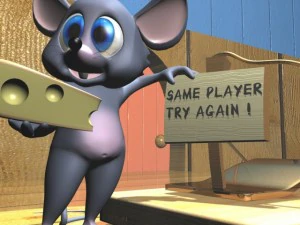 cartoon mouse rigged 3D Model