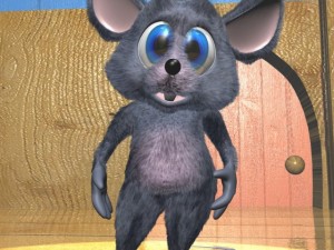 cartoon mouse rigged 3D मॉडल