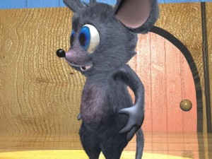cartoon mouse rigged 3D मॉडल