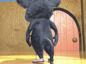 cartoon mouse rigged 3D मॉडल