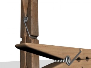 clothespin 3D Model