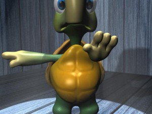 Cartoon turtle rigged 3D मॉडल