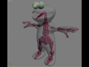 cookie monster rigged 3D Model