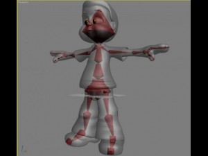 cartoon boy rigged Model 3D