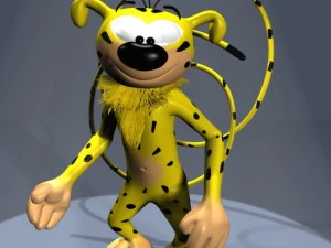Personaje Marsupilami amañado Modelo 3D