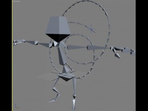 Marsupilami character rigged 3D Model