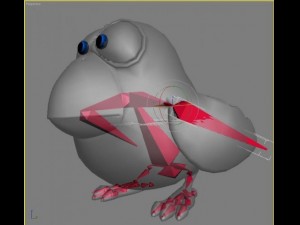 cartoon bird rigged Modèle 3D