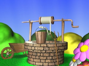 cartoon mushroom village 3D Model