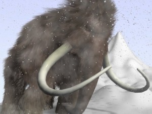 cartoon mammoth rigged 3D Model