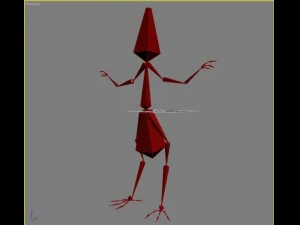 cartoon chicken rigged 3D Model