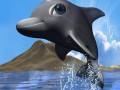 Cartoon Dolphin RIGGED 3D Model