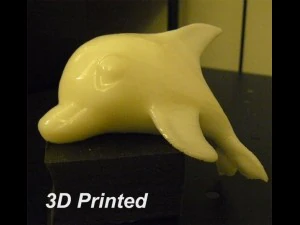 Cartoon-Delfin manipuliert 3D Modell