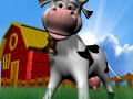 cartoon cow rigged Modelo 3D