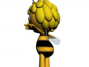 maya the bee rigged 3D Model