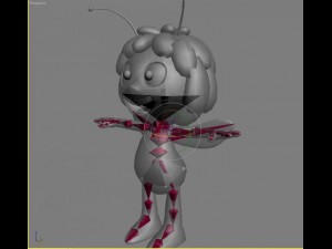 maya the bee rigged 3D Model