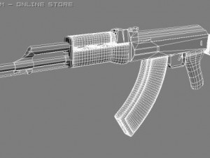 ak47 3D Модель