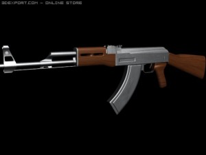 ak47 3D Модель