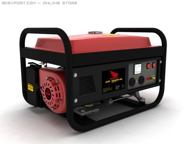 generator 3D Model .c4d .max .obj .3ds .fbx .stl .blend 