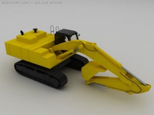 excavator 3D Model
