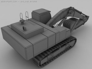 excavator 3D Model