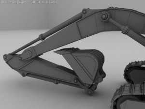 excavator 3D Model