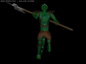 lizard man 3D 模型