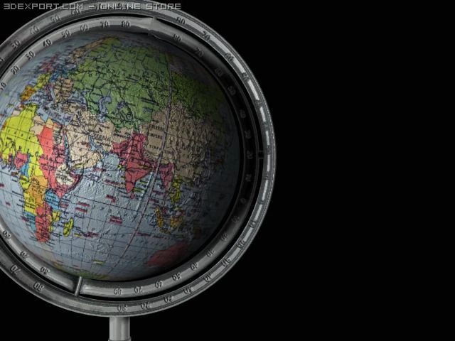 globe 3D Model .c4d .max .obj .3ds .fbx .stl .blend 