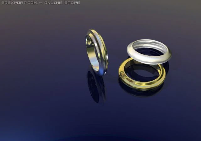 ring 3D Model .c4d .max .obj .3ds .fbx .stl .blend 