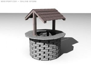 stone well Model 3D