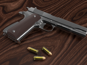 colt 1911-a1 model goverment pistol detailed assembly 3D Print Model