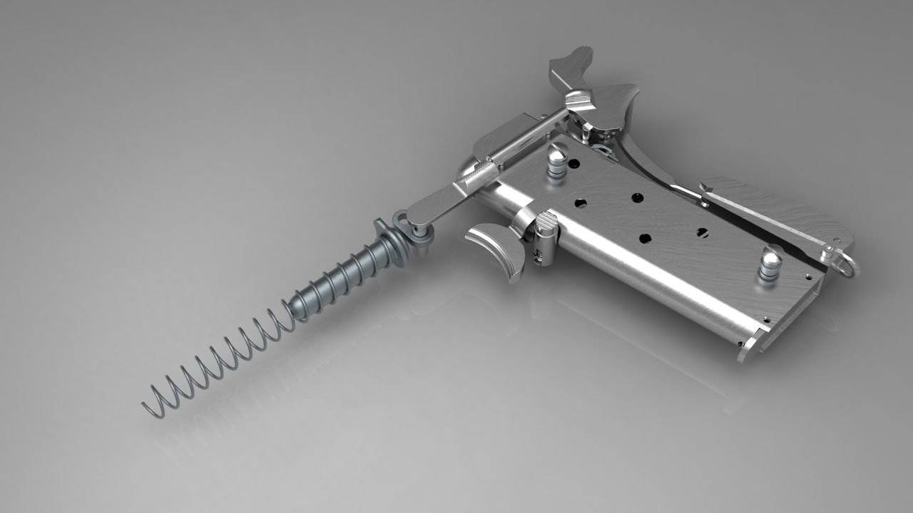 Fichier STL Pistolet automatique Colt 380 - impression 3D 🎨・Plan
