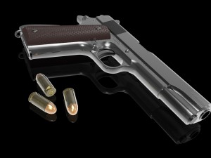 colt 1911-a1 model goverment pistol detailed assembly 3D Print Model
