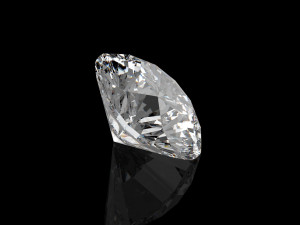 diamond cut gem 3D Modell
