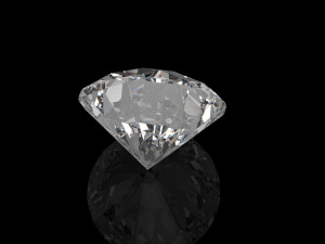 diamond cut gem 3D Modell