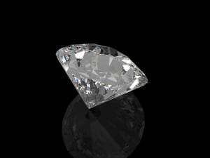 diamond cut gem 3D Modell