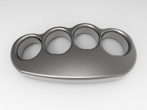 brass knuckles 3D Baskı Modeli
