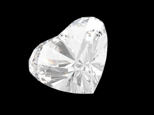 heart shape gem 3D-printmodel
