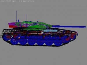 merkava 3Dモデル