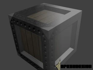 crate lowpoly 3D Model