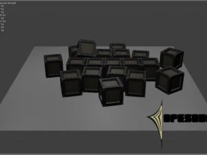 crate lowpoly 3D Model