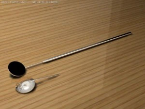 dental mirror 3D Model