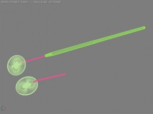 dental mirror 3Dモデル